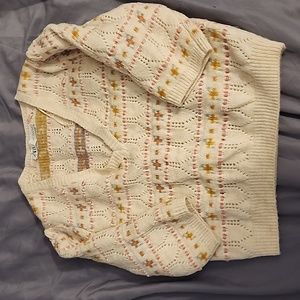 Zara Women vneck short sleeve sweater